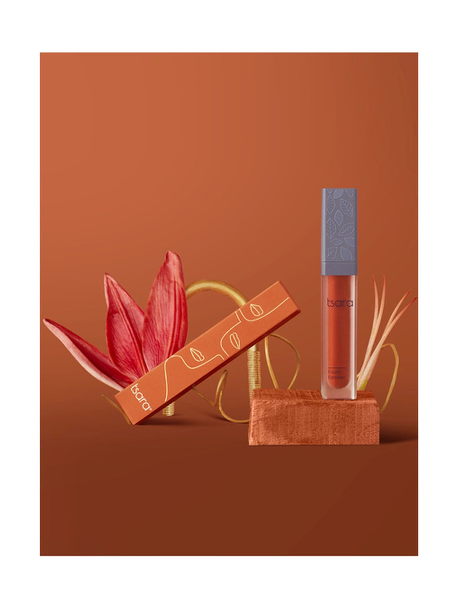 Tsara Cosmetics Organic Liquid Lipcolor Caffeine Crew - 7 gm