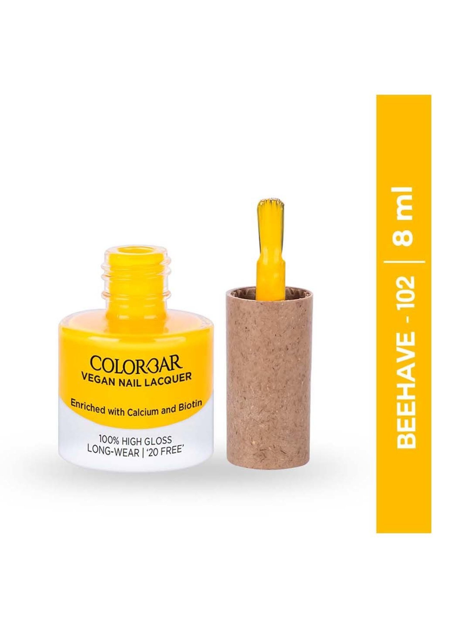 Colorbar Vegan Nail Lacquer Beehave - 102 - 8 ml
