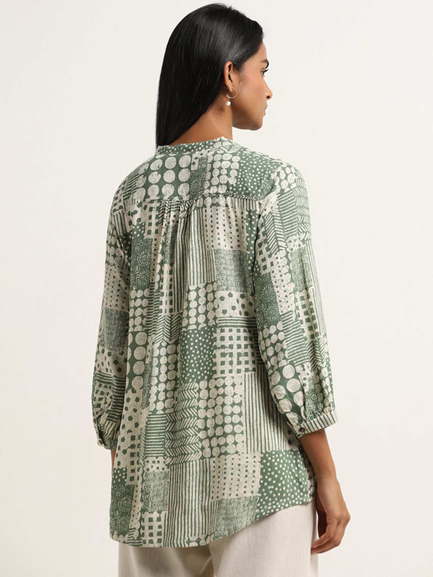 Utsa by Westside Sage Printed Straight Kurti