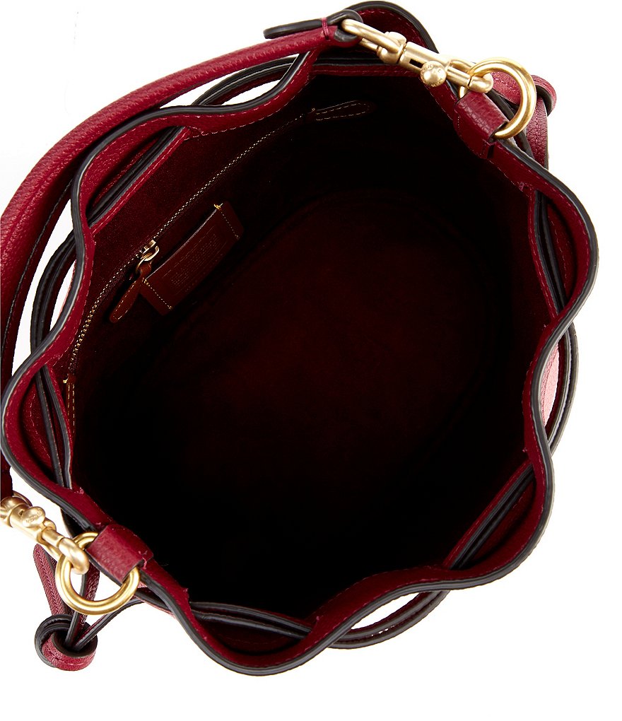 Dooney & Bourke Saffiano Collection Drawstring Bucket Bag