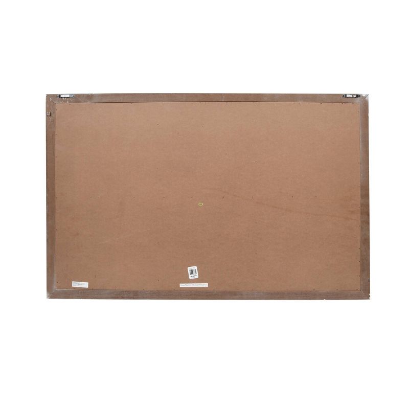 24" x 36" Rowboat Windowpane Framed Wall Art Blue/White - New View