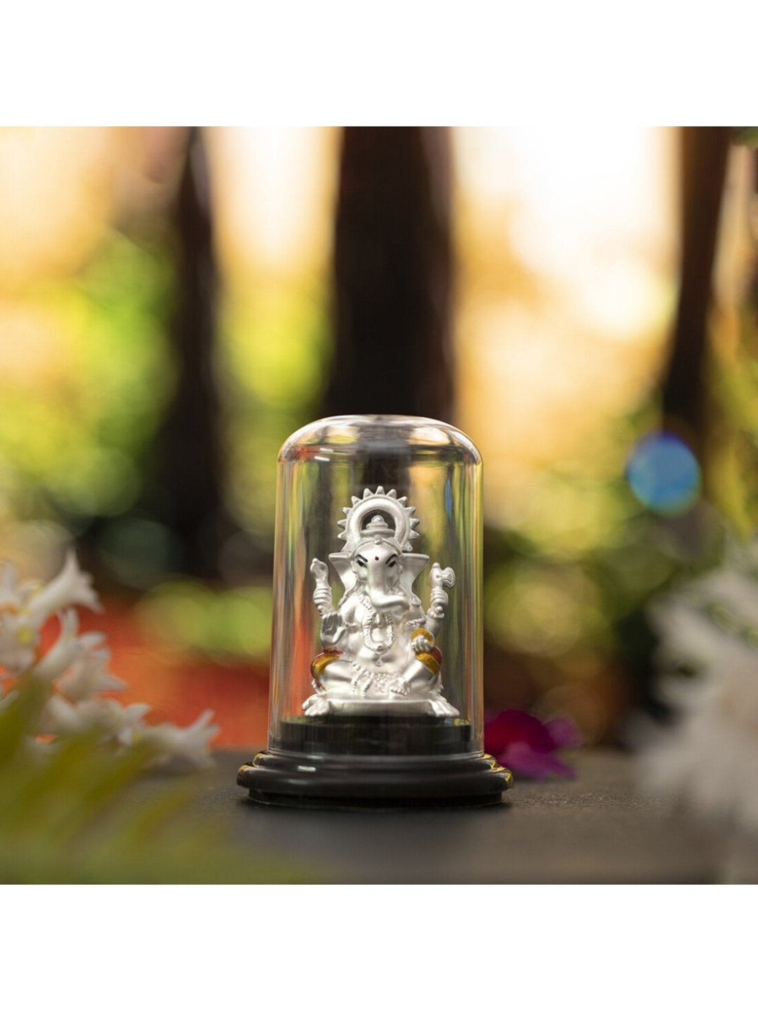 Sri Jagdamba Pearls 0.8 Silver Vishnu Idol