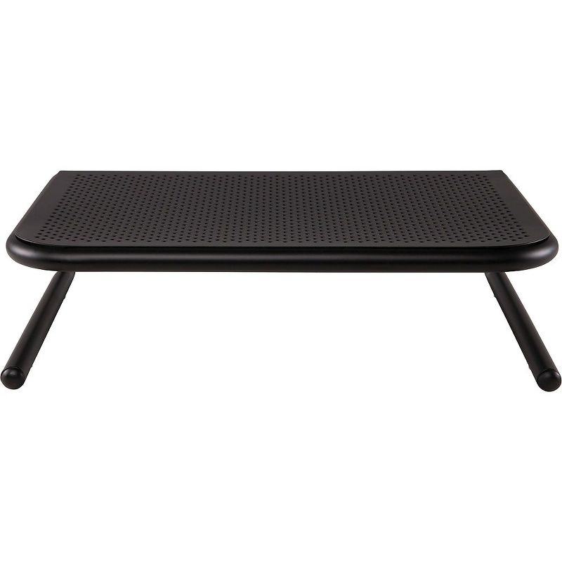 Staples Standard Steel Monitor Stand Black 643687