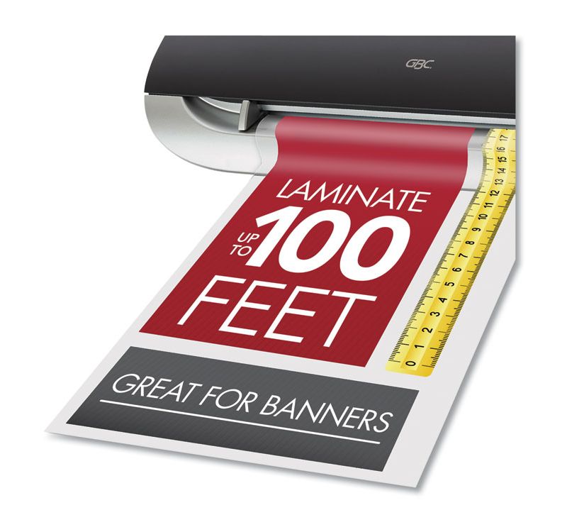 GBC Laminating Roll Select-A-Size 3 mil 9"Wx100'L Clear 39069