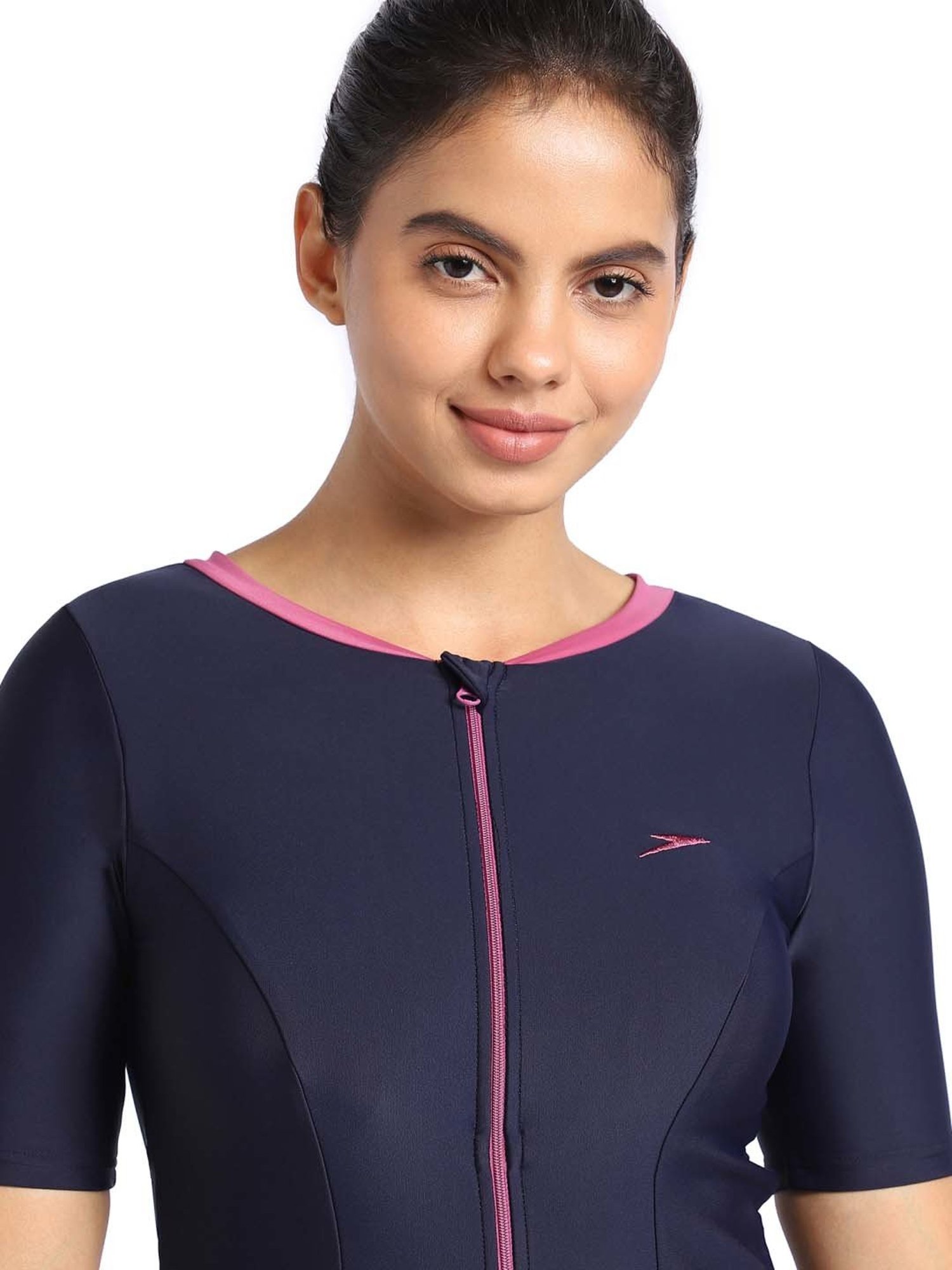 Speedo Navy Plain Swimwear