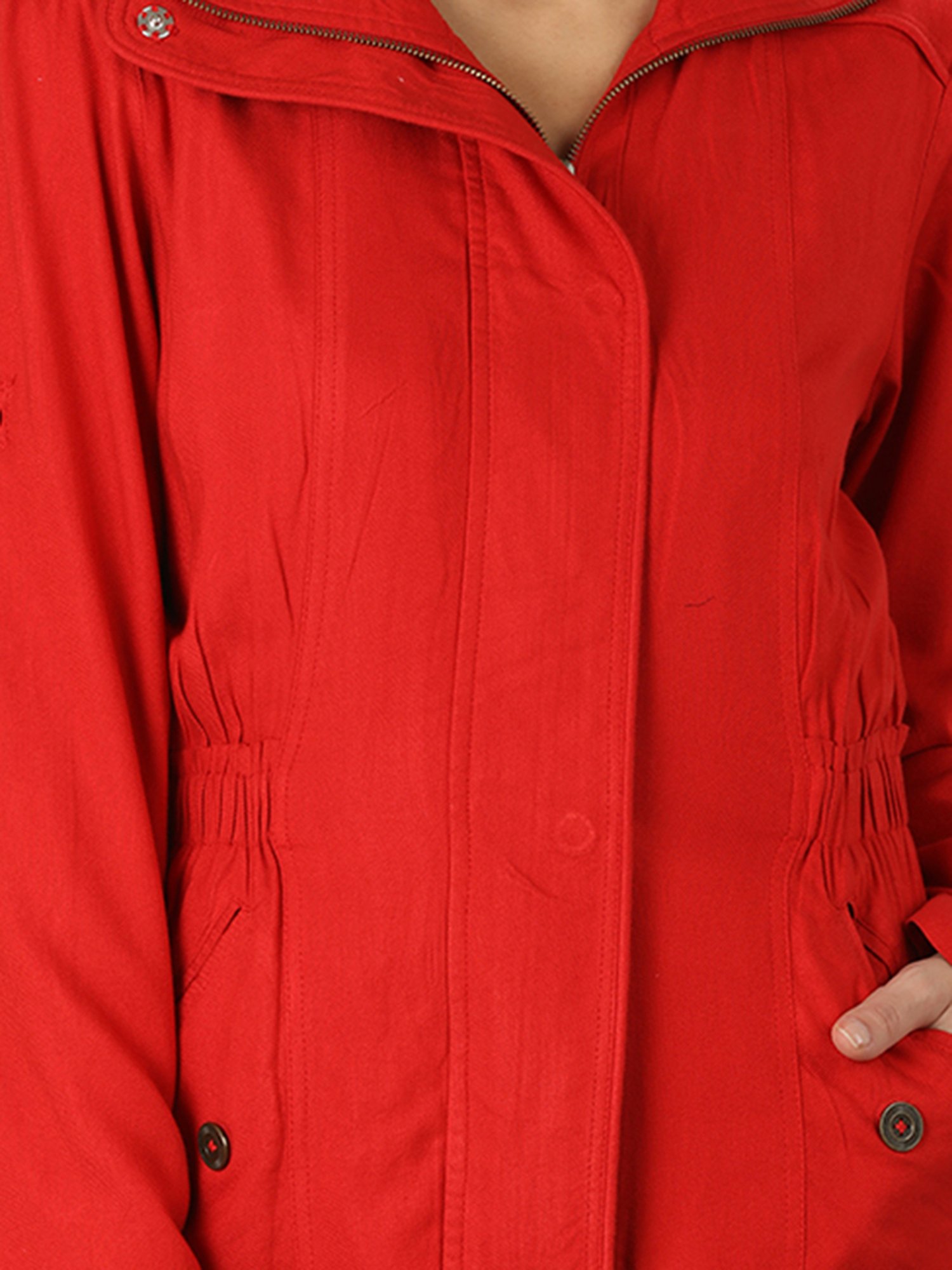 Mustard Green Regular Fit Jacket