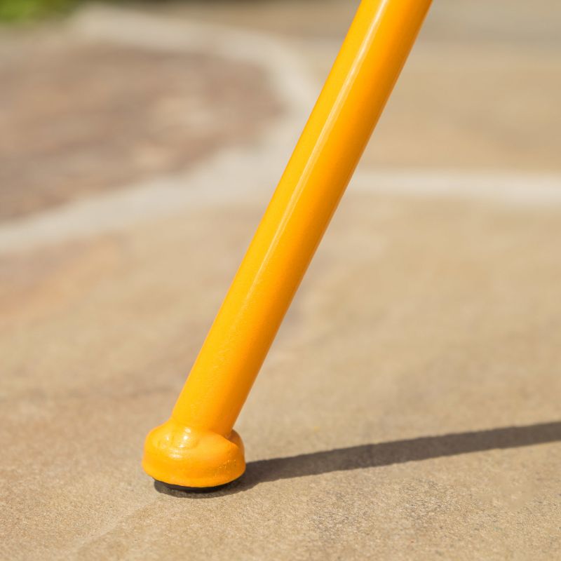 Aluminum Square Patio Side Table - Brown - Crestlive Products