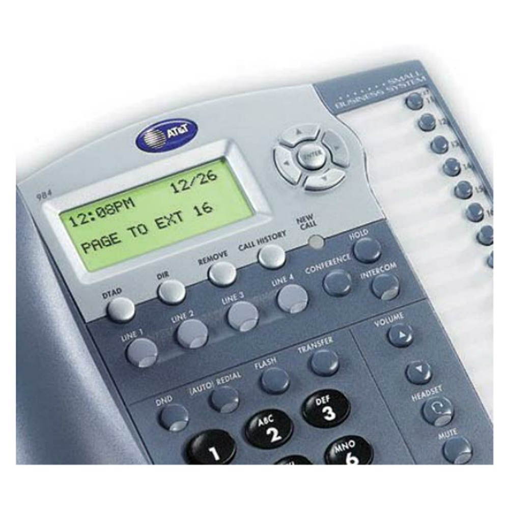 AT&T 984 4-Line Corded Phone / Answering Machine
