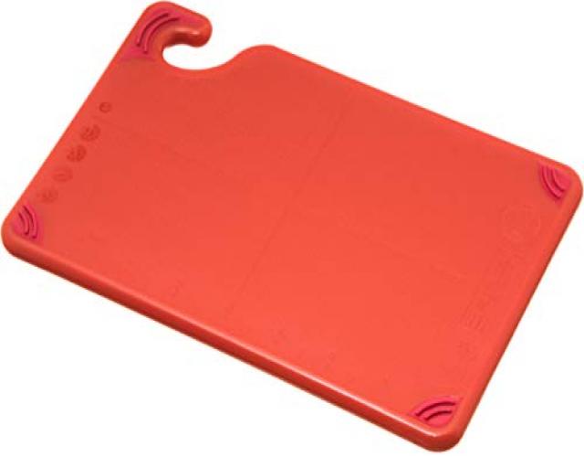 SAN JAMAR CBG6938RDGR Cutting Board,6x9,Red