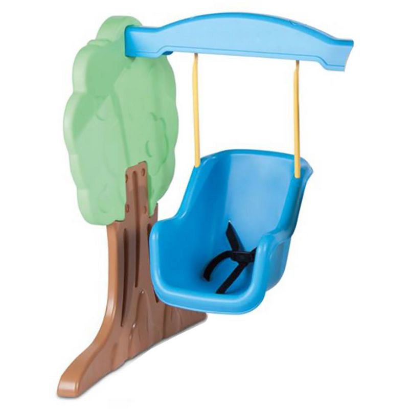 Little Tikes Toddler Hide and Seek Climber and Swing Outdoor Backyard Playground