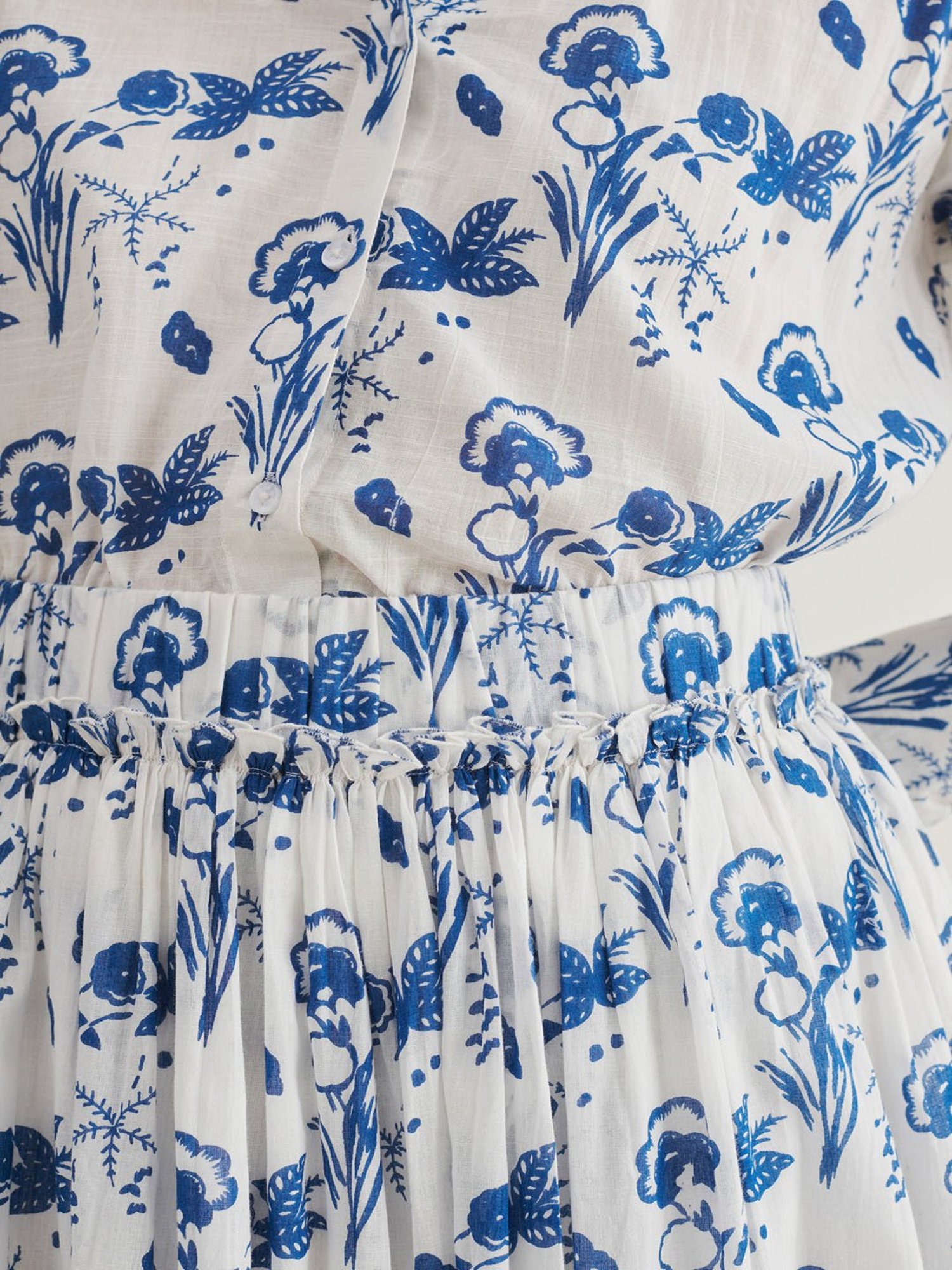 Prakriti Jaipur Indigo Skirt Co-Ord Set