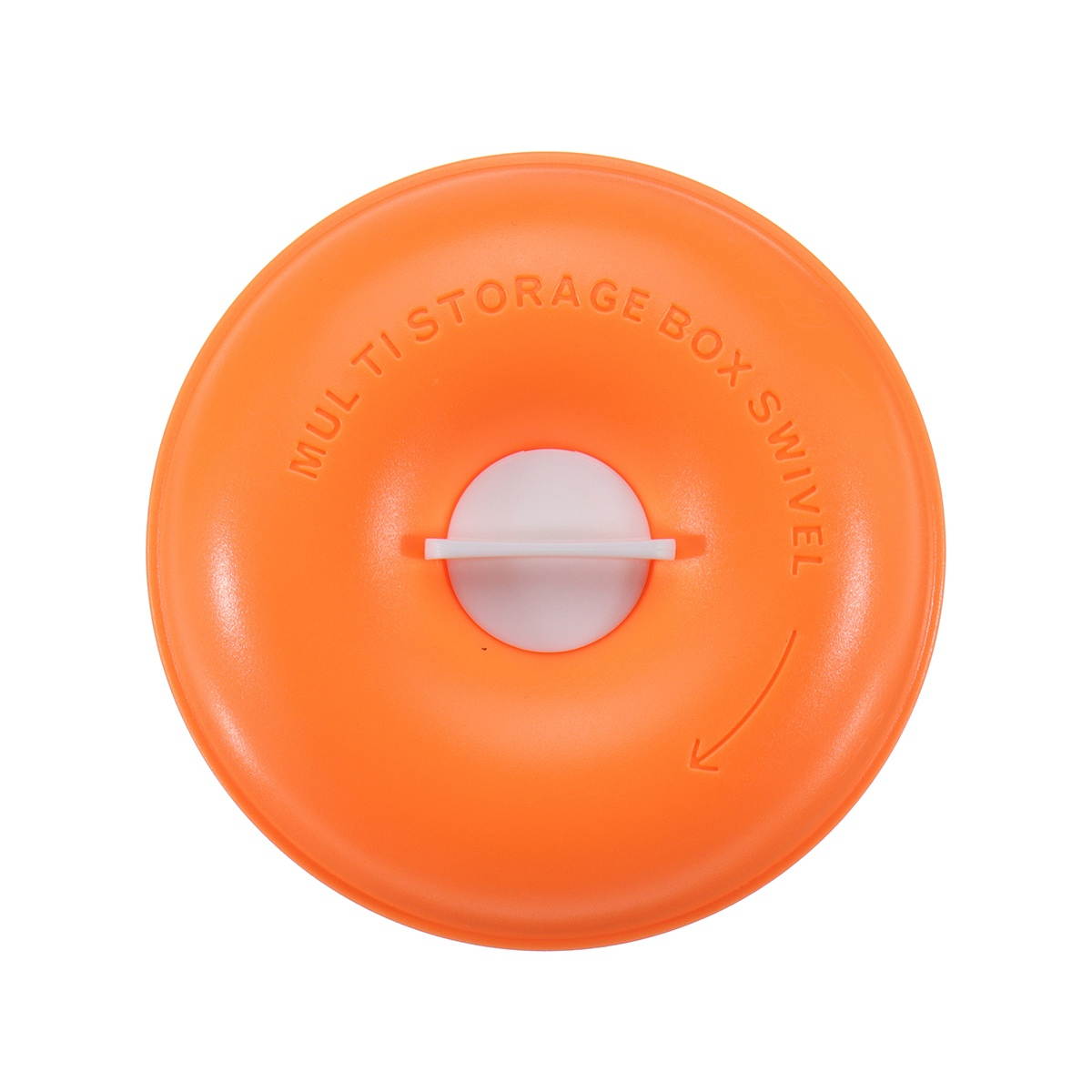 Small Pill Container Portable Plastic Travel Purse Pill Box Case Organizer 8 Colors Orange