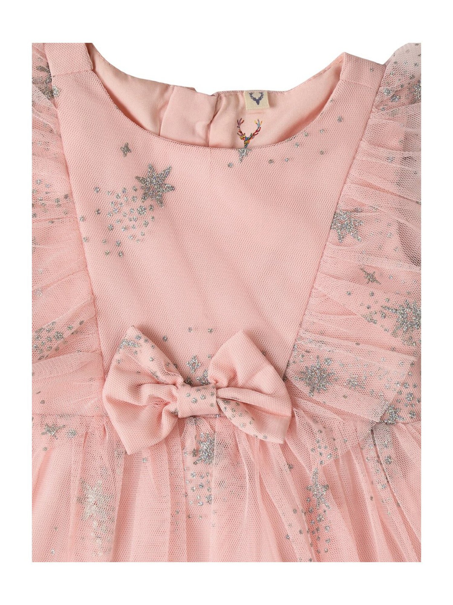 Pink Chick Kids Navy Solid Party Gowns