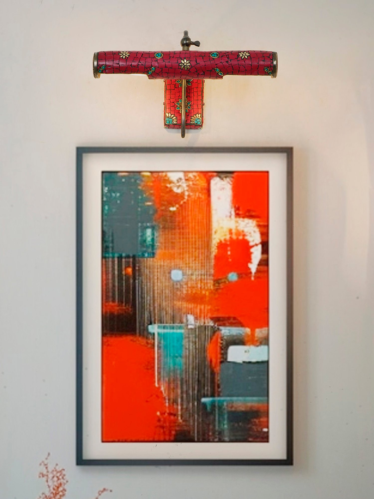 ExclusiveLane Marvels Beige Jute Handwoven Hanging Pendant Lamp