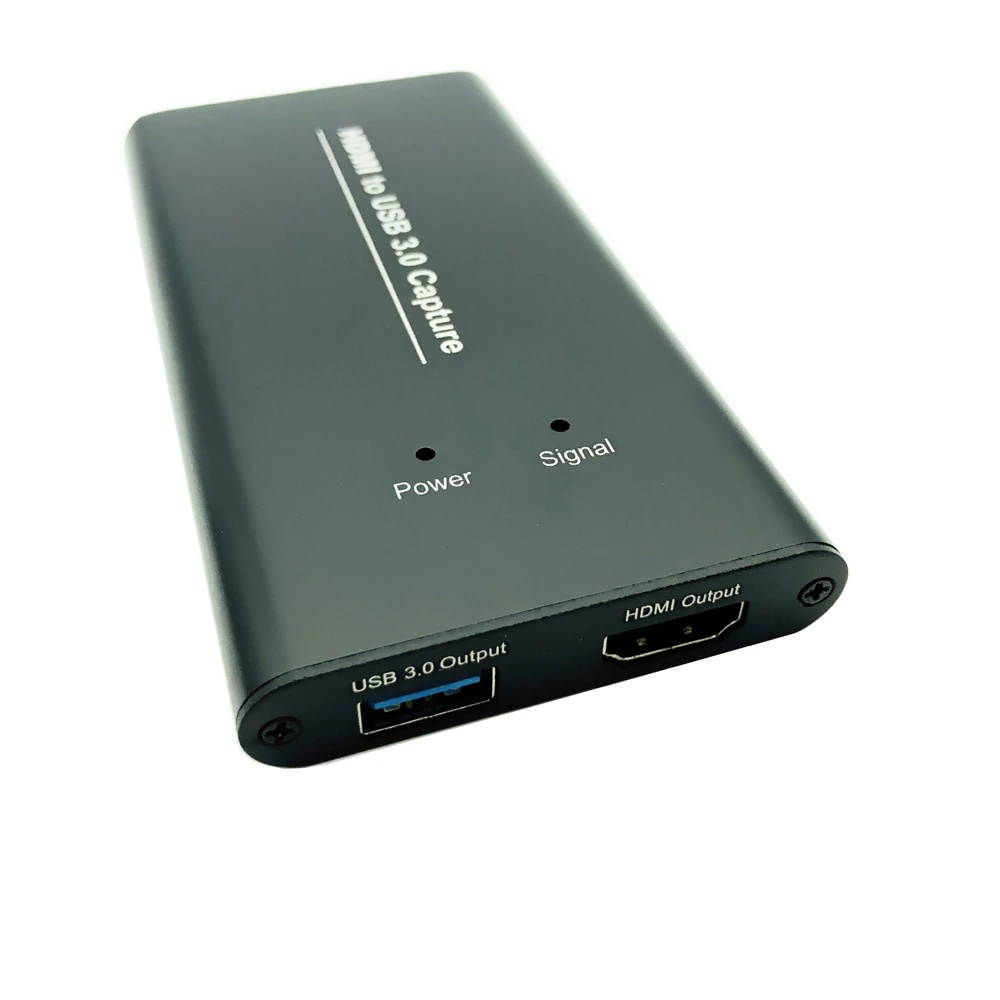 Video Capture Card USB 3.0 HDMI 1080P 60FPS Game Record Recorder Dongle Box USB 3.0 PC Streaming Live Stream Broadcast MIC Input