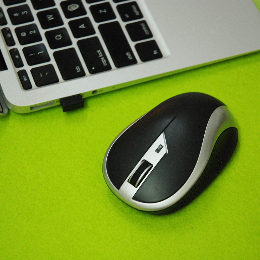 2.4G 1200DPI 3 Buttons Wireless Optical Mouse Mice with Mini USB Receiver for Tablet PC Laptop