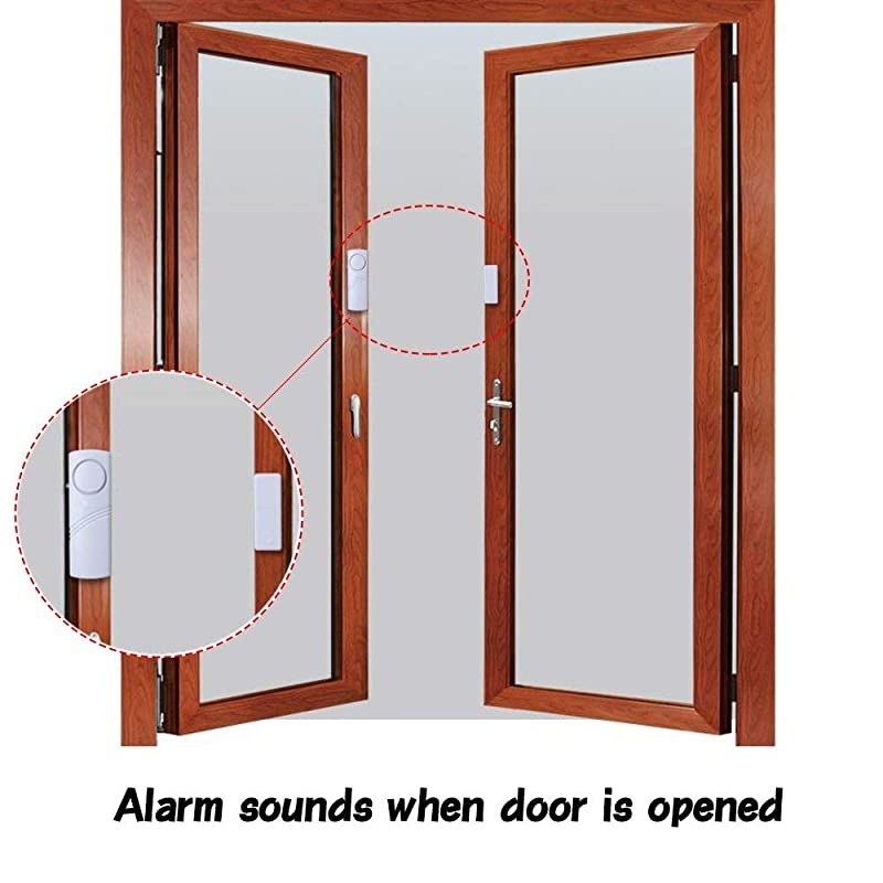 Security Window amp Door Alarm Bell | Wireless Sensor Door Window Burglar Alarm | Pack of 10