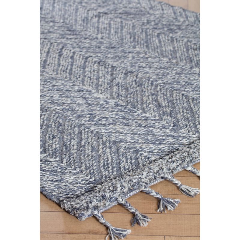 8'x10' Petra Area Rug Blue/Gray/Ivory - Anji Mountain
