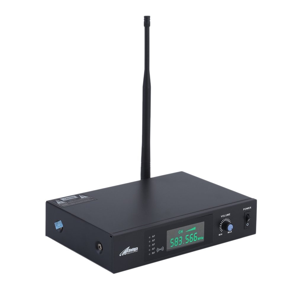 Headphone RADIGS RWM60U UHF Headset Wireless Microphone System,black