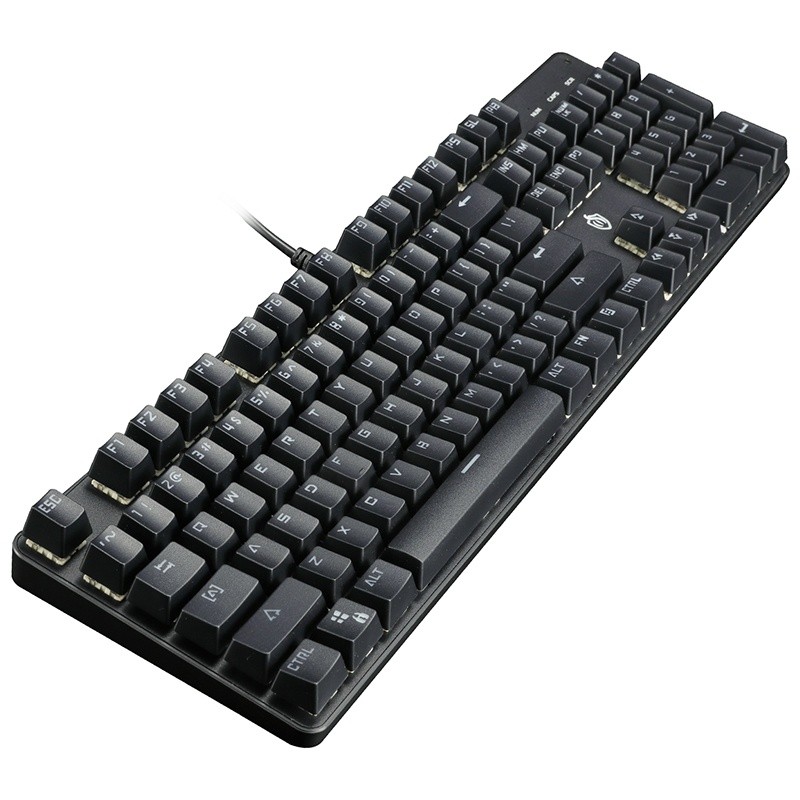 MSEZ HJK910-10 104-keys Dual-color Keycap Colorful Backlit Wired Mechanical Gaming Keyboard, Support Autonomous Shaft Change, Cable Length: 16cm