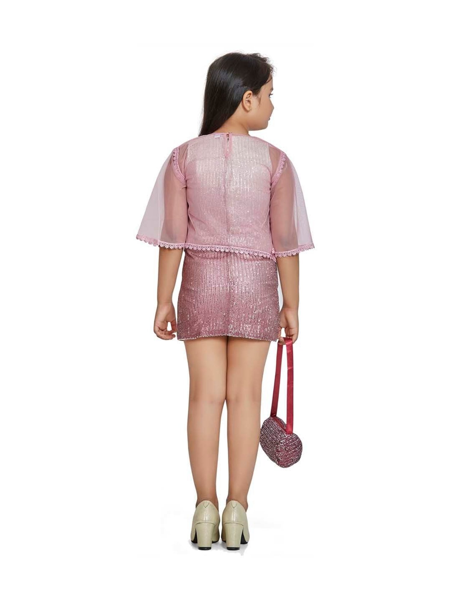 Peppermint Kids Lilac Sequence Dress