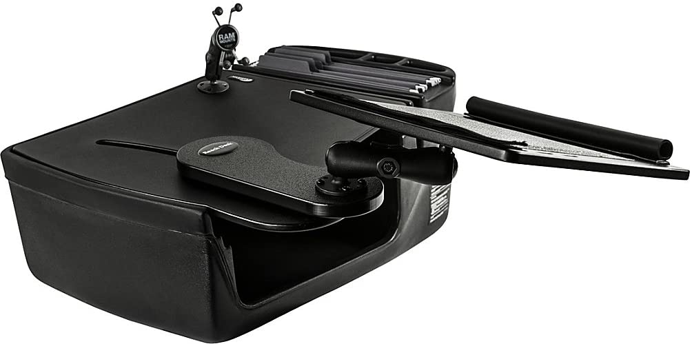 AutoExec AUE10019 Reach Front Seat Car Desk Mahogany Finish with Phone Mount
ReachDesk-03FS MAH