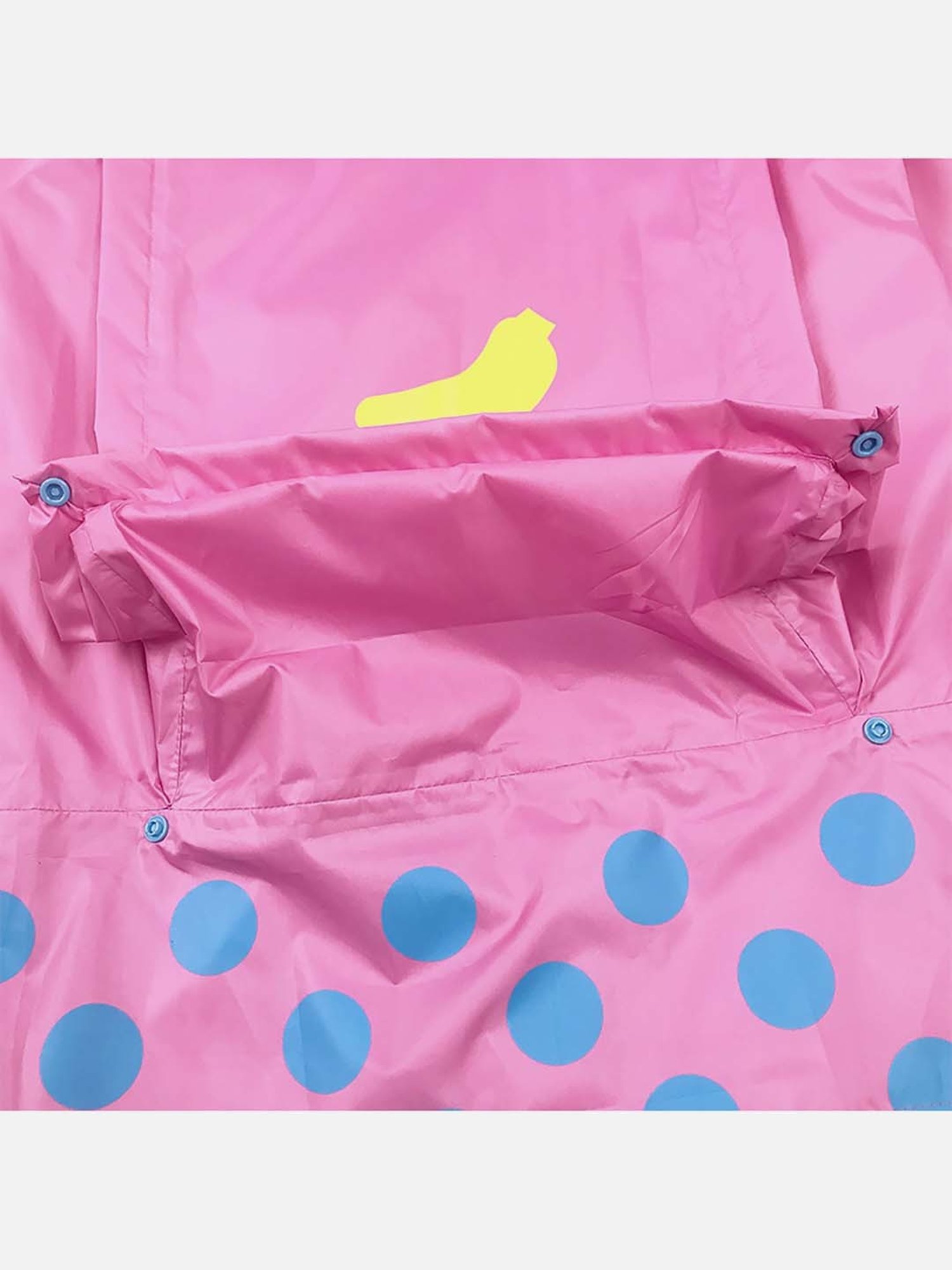 Little Surprise Box Kids Pink Printed Full Sleeves Raincoat
