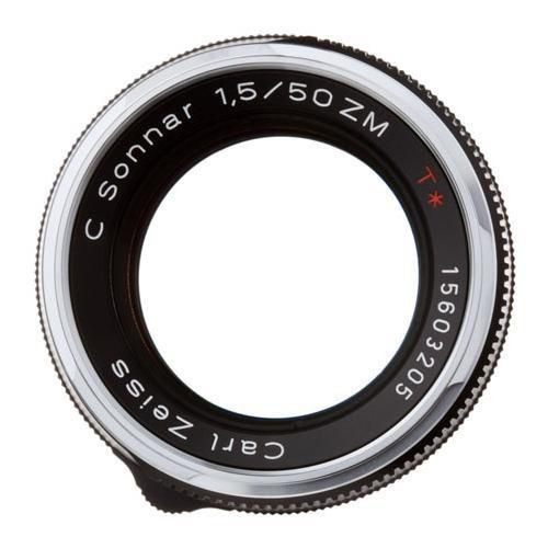 Zeiss 50mm f/1.5 C Sonnar T* ZM Lens for Zeiss Ikon & Leica M Mount - Black