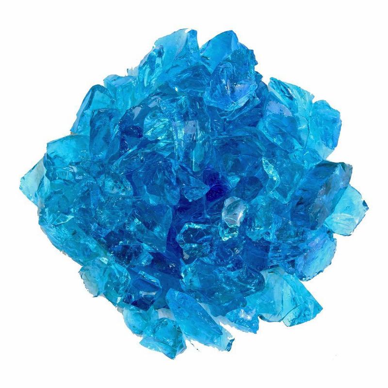 American Fireglass 10 LB Bag 1/2 Inch Reflective Fireplace & Firepit Fire Glass, Copper