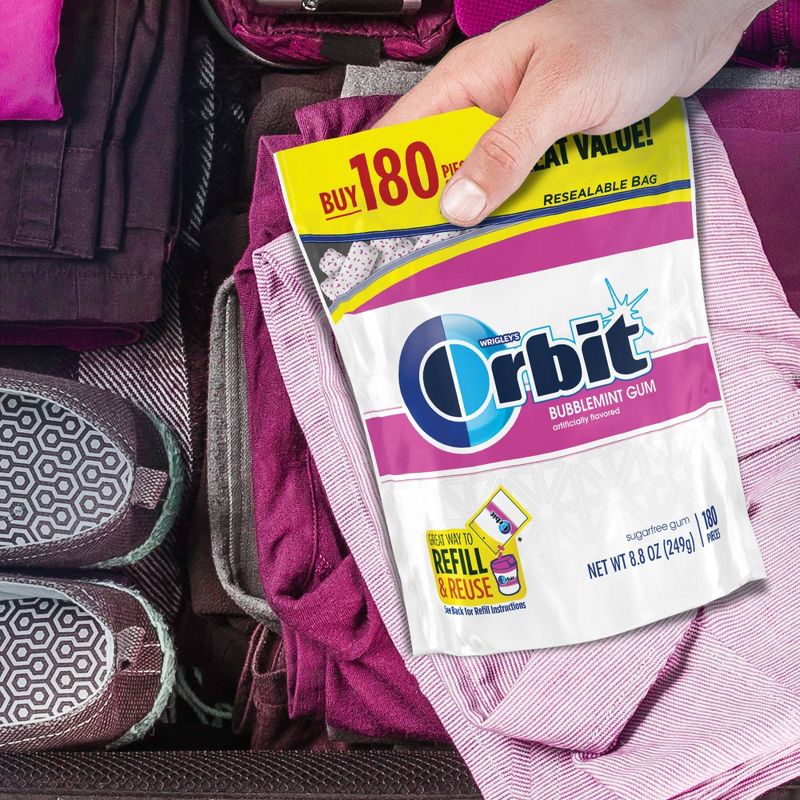 Orbit Bubblemint Sugar Free Gum - 180ct
