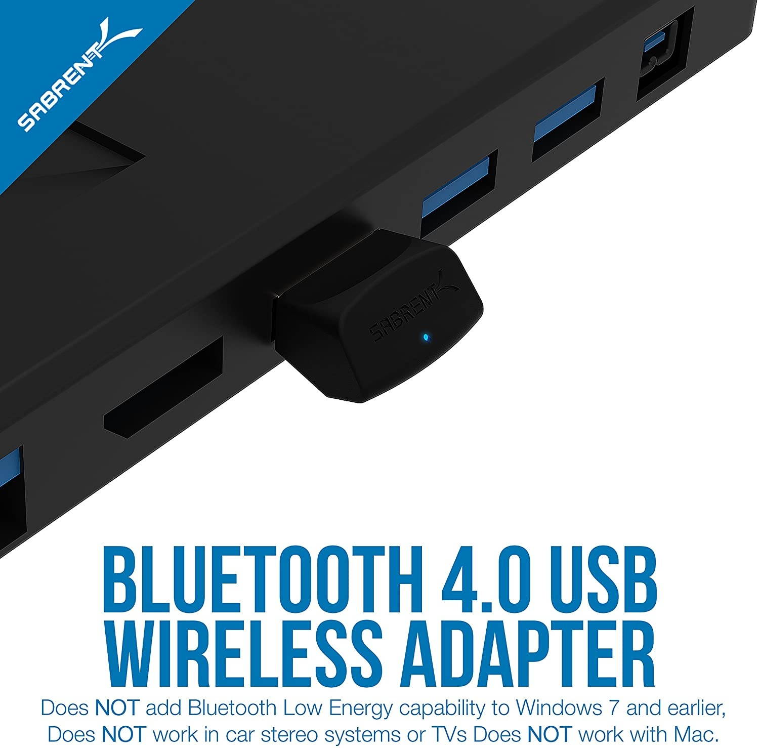 Sabrent Bluetooth 4.0 - Bluetooth Adapter For Desktop Computer-Notebook