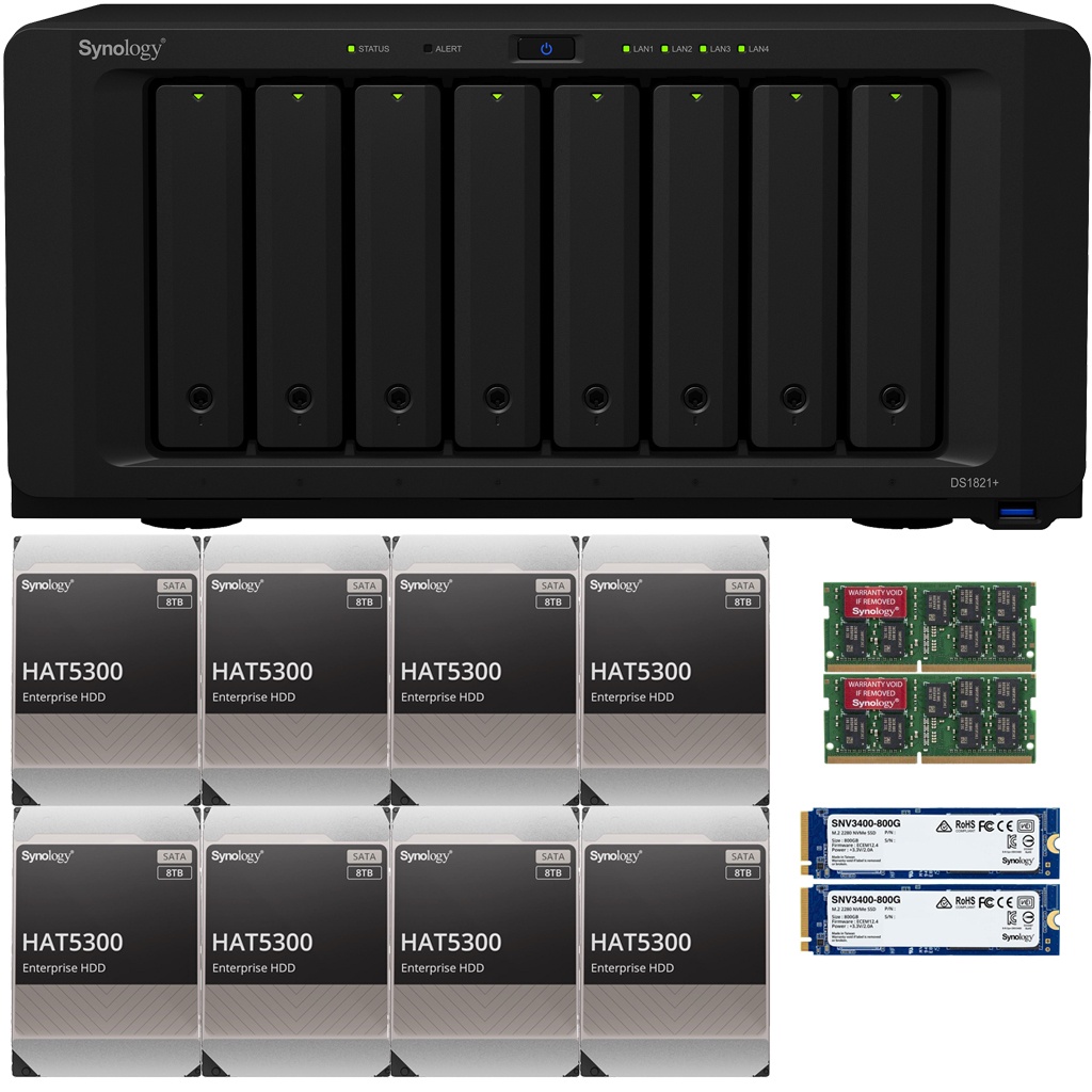 Synology 2 Bay Network Video Recorder NVR1218 (Diskless)