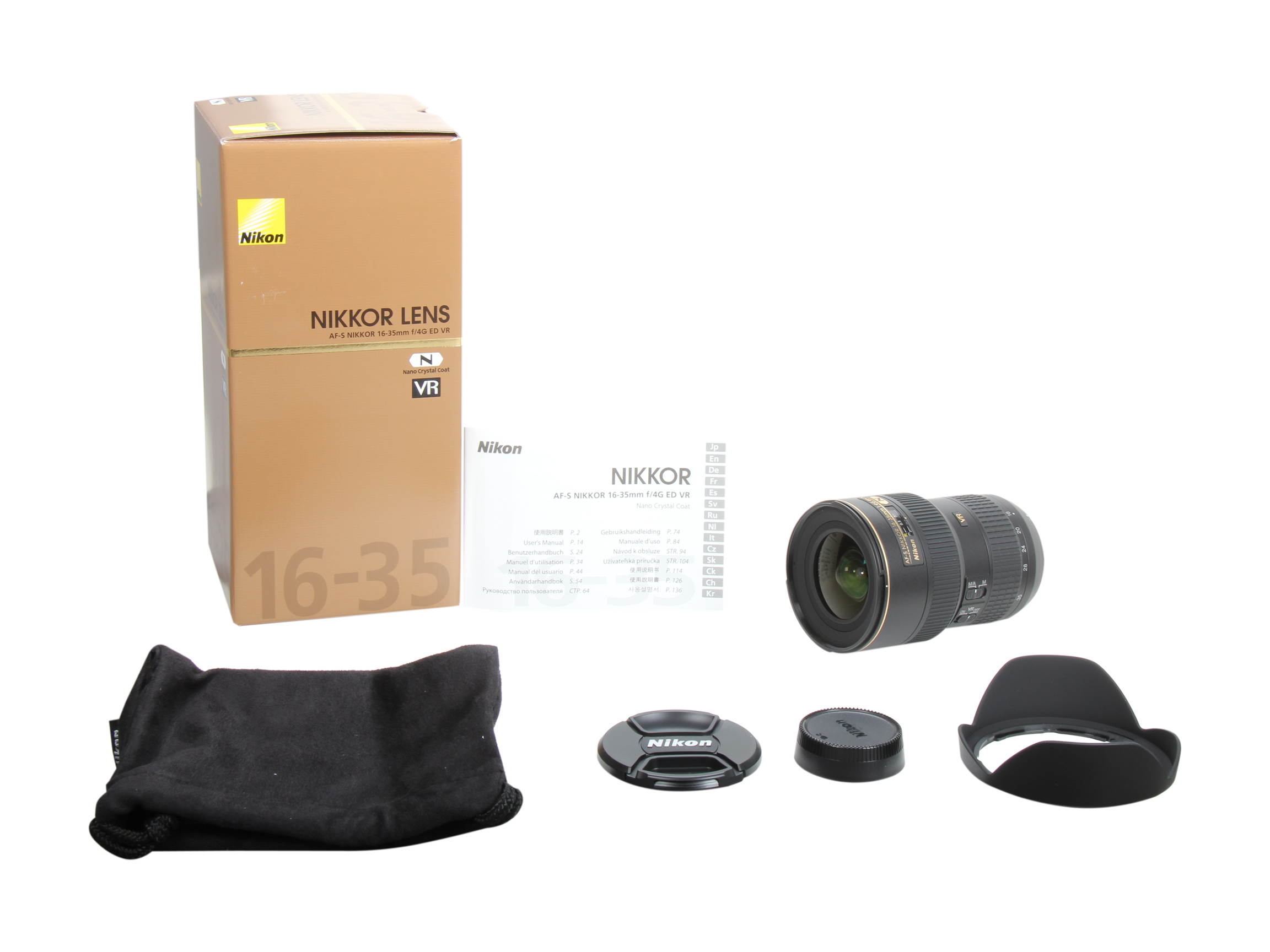 Nikon 2182 16-35mm F4G ED VR Lens Black