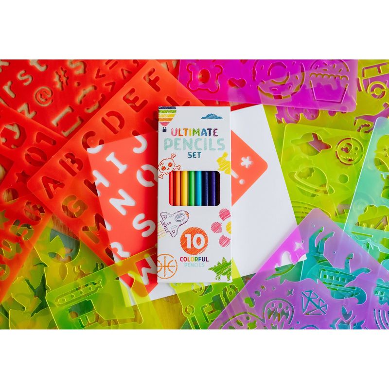 Art Stencils and Pencils Kit – Chuckle & Roar