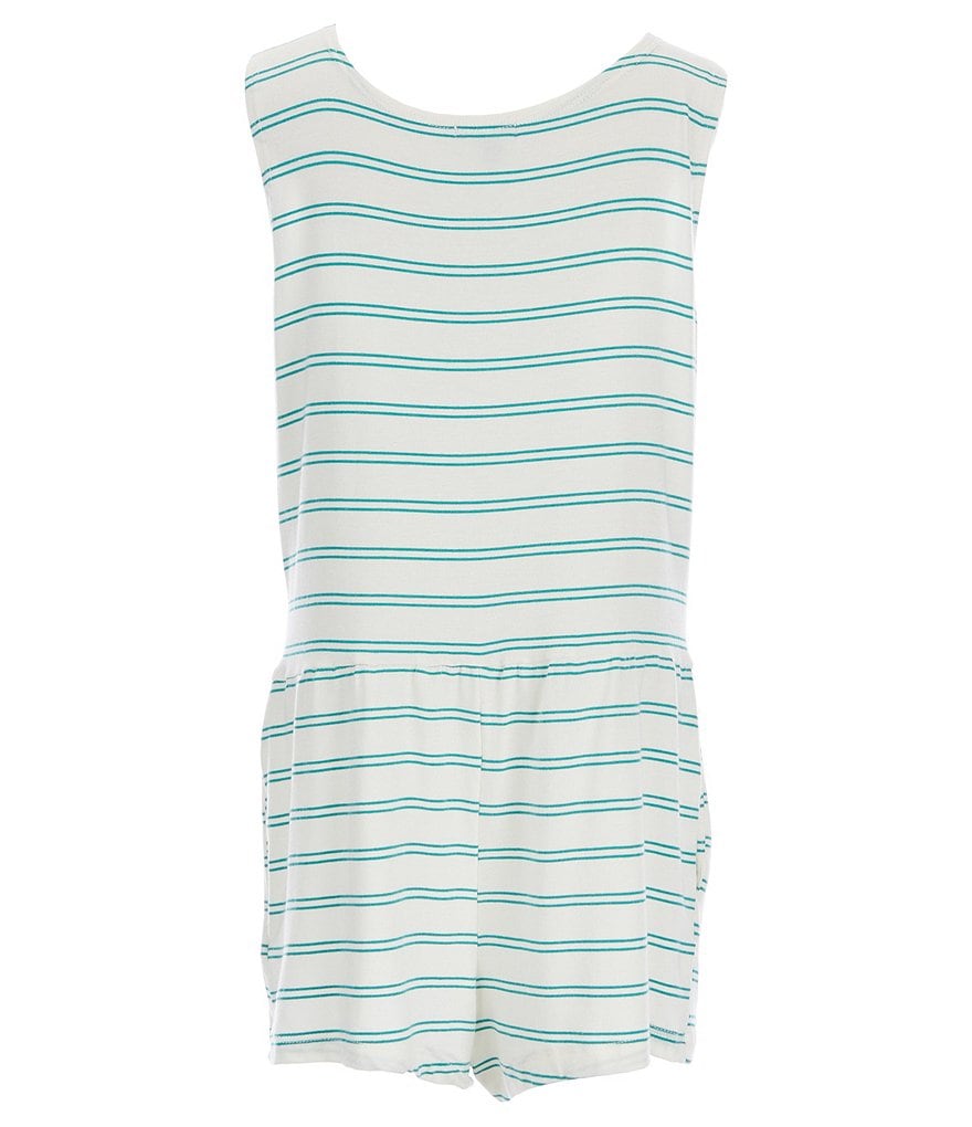 Splendid Big Girls 7-14 Stripe Romper Swimsuit Coverup