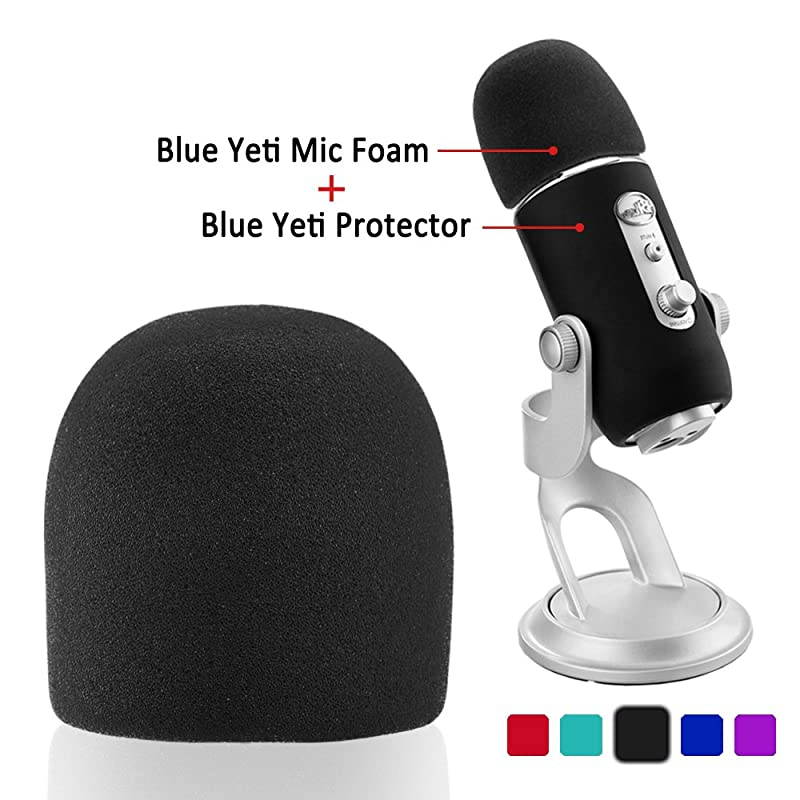 Blue Yeti Windscreen Cover Suit Microphone Pop Filter Dust Cover for Blue Yeti USB Microphone