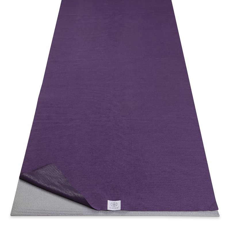 Gaiam No Slip Sports and Exercise Towel - Blue