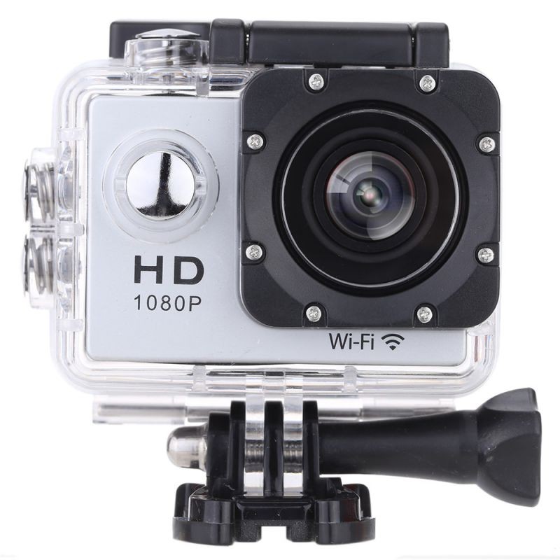 W8 1080P 30FPS 12MP Wifi Waterproof 30M Shockproof 170&deg; Wide Angle 1.5" Screen Outdoor Action Sports Camera Camcorder Digital Cam Video HD DV Car DVR