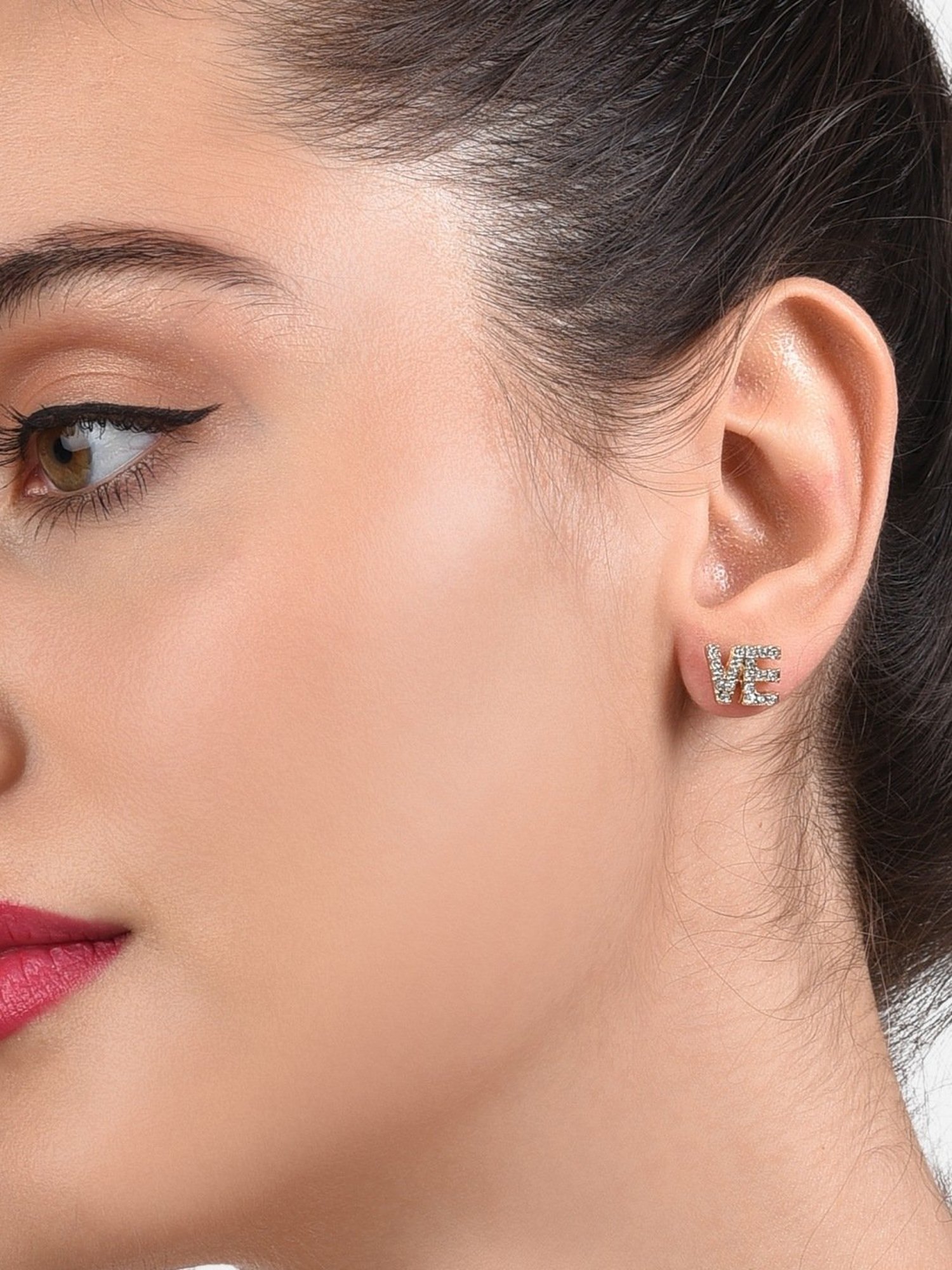 Zaveri Pearls Set of 20 Multicolor Dazzling Casual Wear Stud Earrings-ZPFK13993