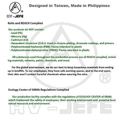 AV-JEFE CM520 Professional Lavalier Mic with Mipro / Peavey / Beyer Mini 4pin Screw-On Connector