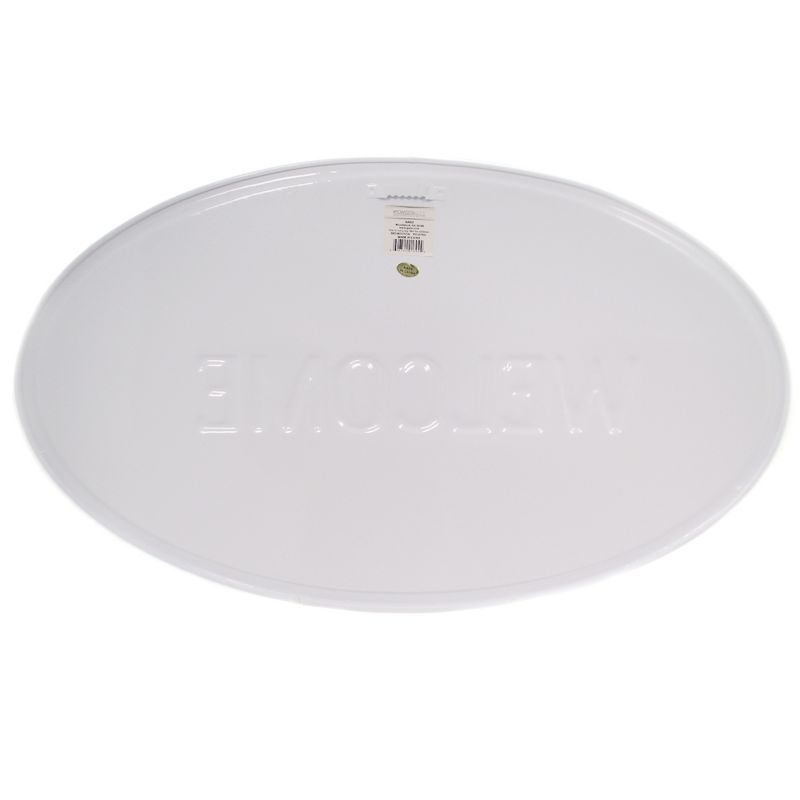 Home Decor 12.0" Sunflower Welcome Sign Door Enameled  -  Wall Sign Panels