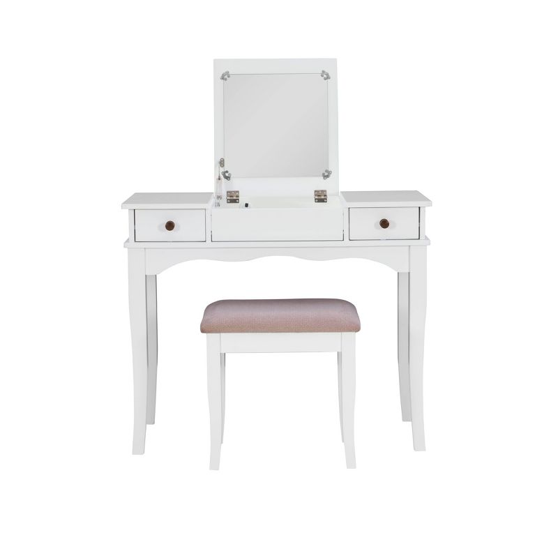 Salisbury Vanity w/Mirror White - Chique