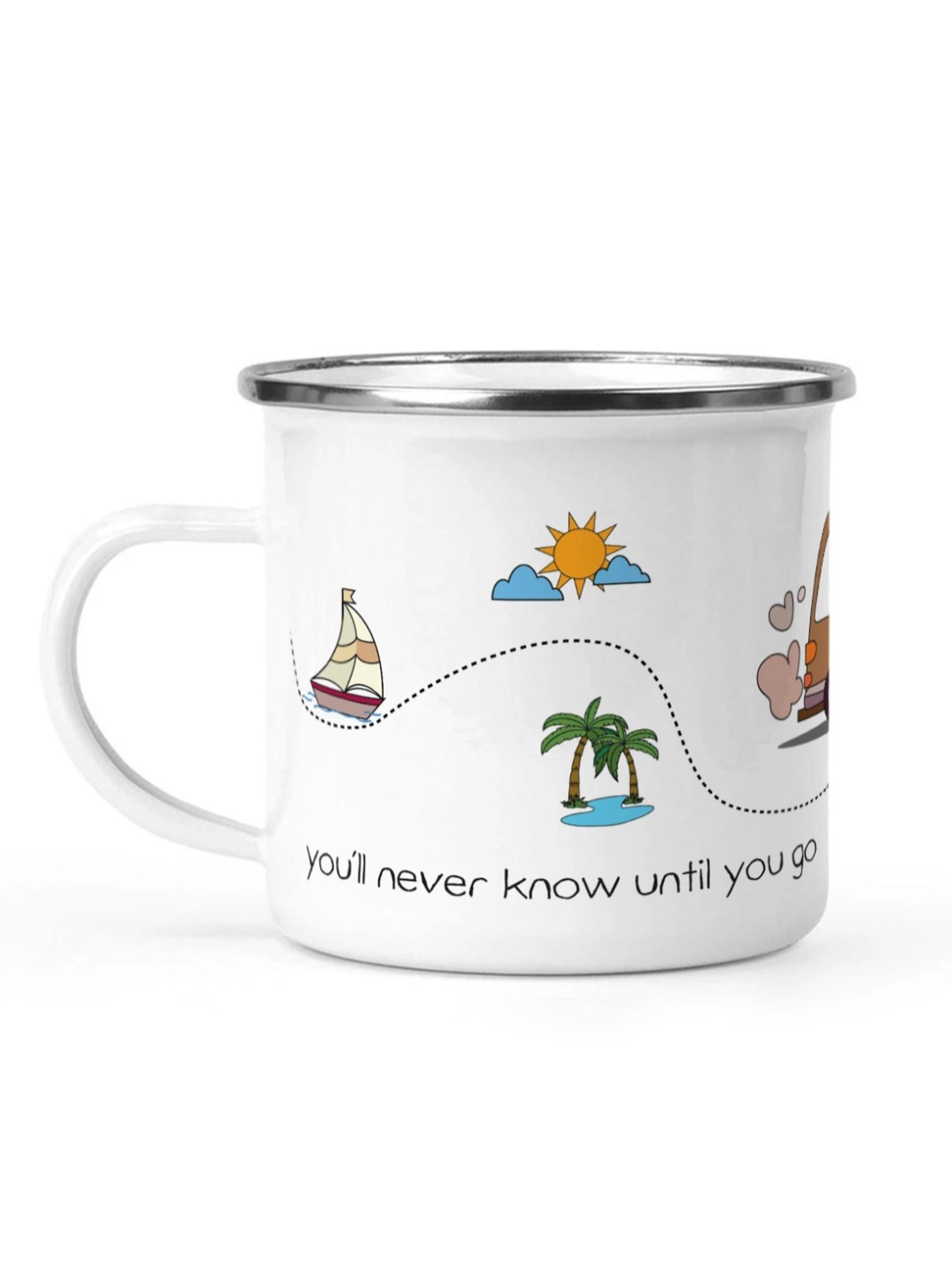 Larah by Borosil White Ceramic Opalware Mug - Set of 6 160ml