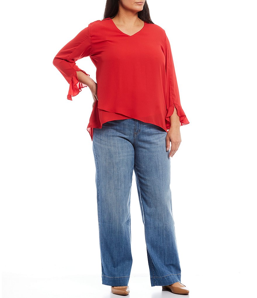 Democracy Plus Size Ab-Solution Capri Skimmer Jean