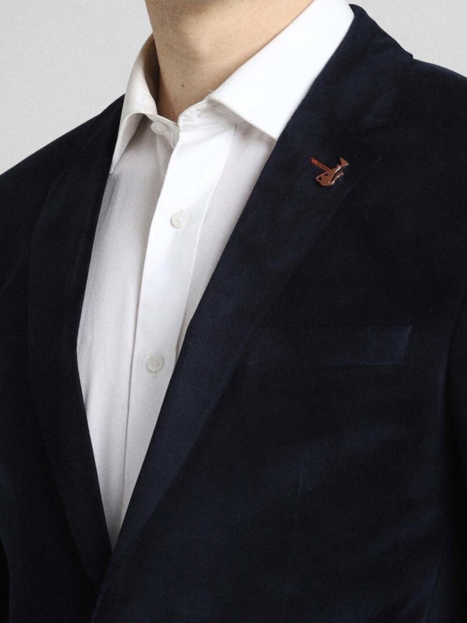 Simon Carter London Navy Regular Fit Blazer