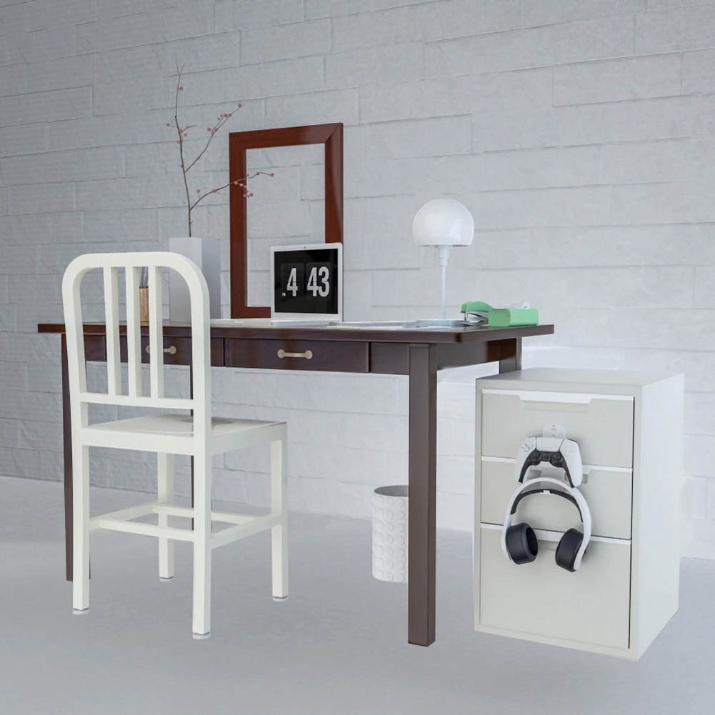 Headphone Holder Bracket Wall-Mounted Game Controller Gamepad Hanging Display Rack, Dask Storage Rack, For  PS4 Nintendo Switch