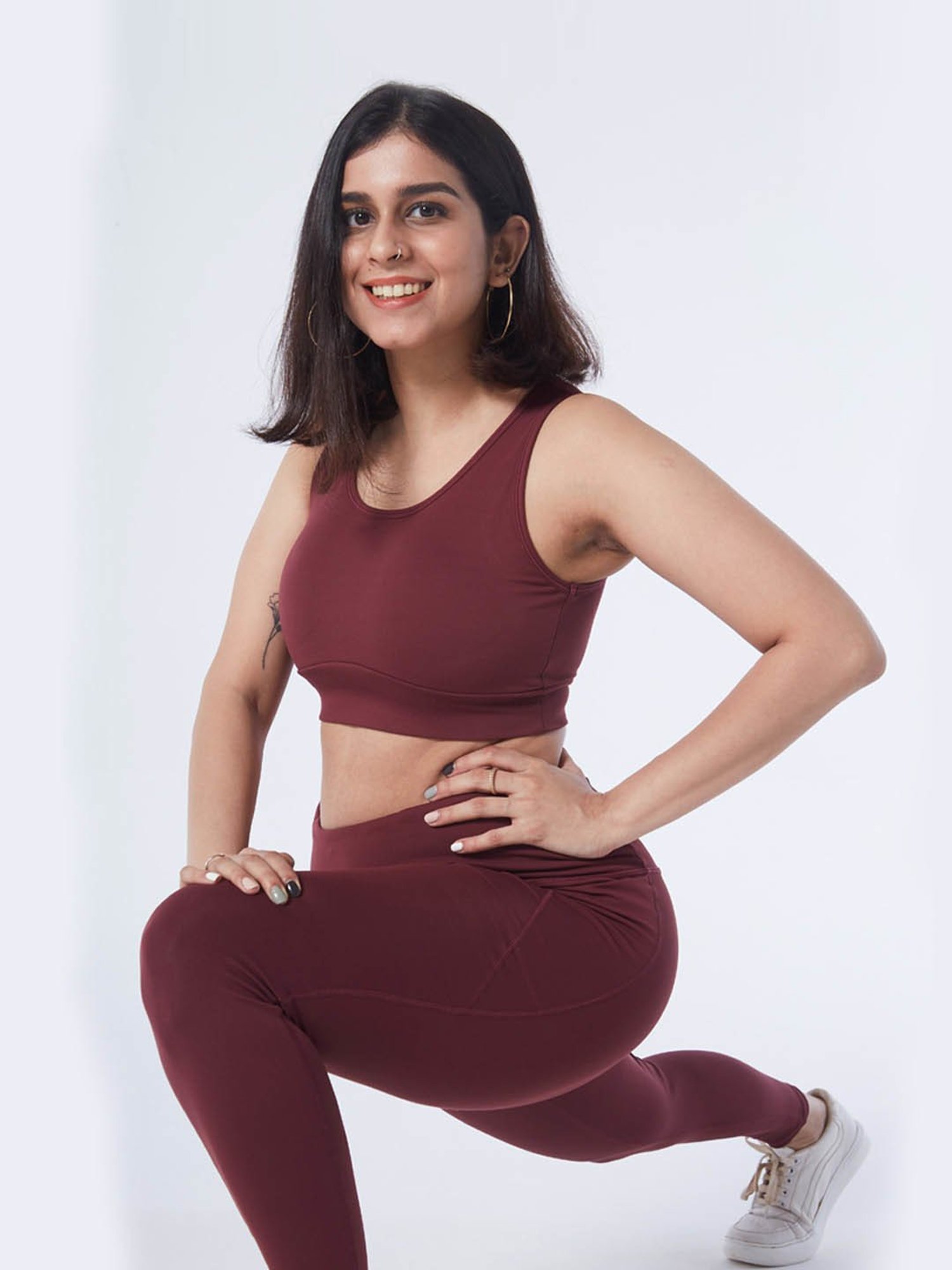 BlissClub Burgundy The Ultimate Comfort Sports Bra