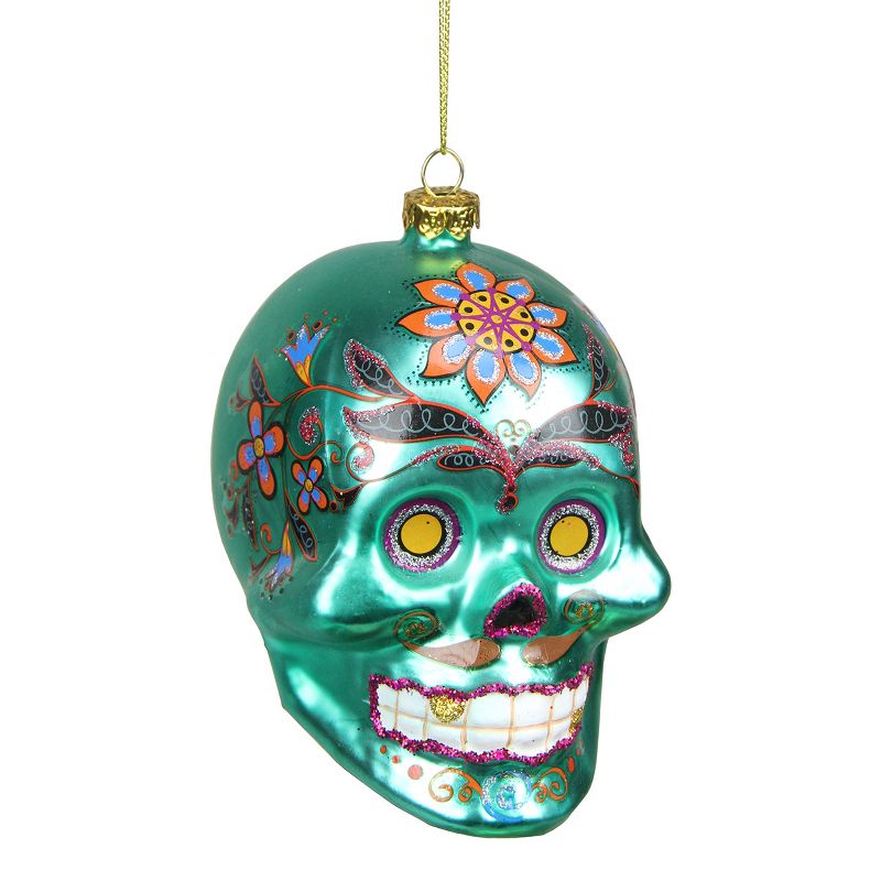 Northlight 3.5" Skeleton Skull Heads with Open Mouths Halloween Decorations 6ct - White/Gray