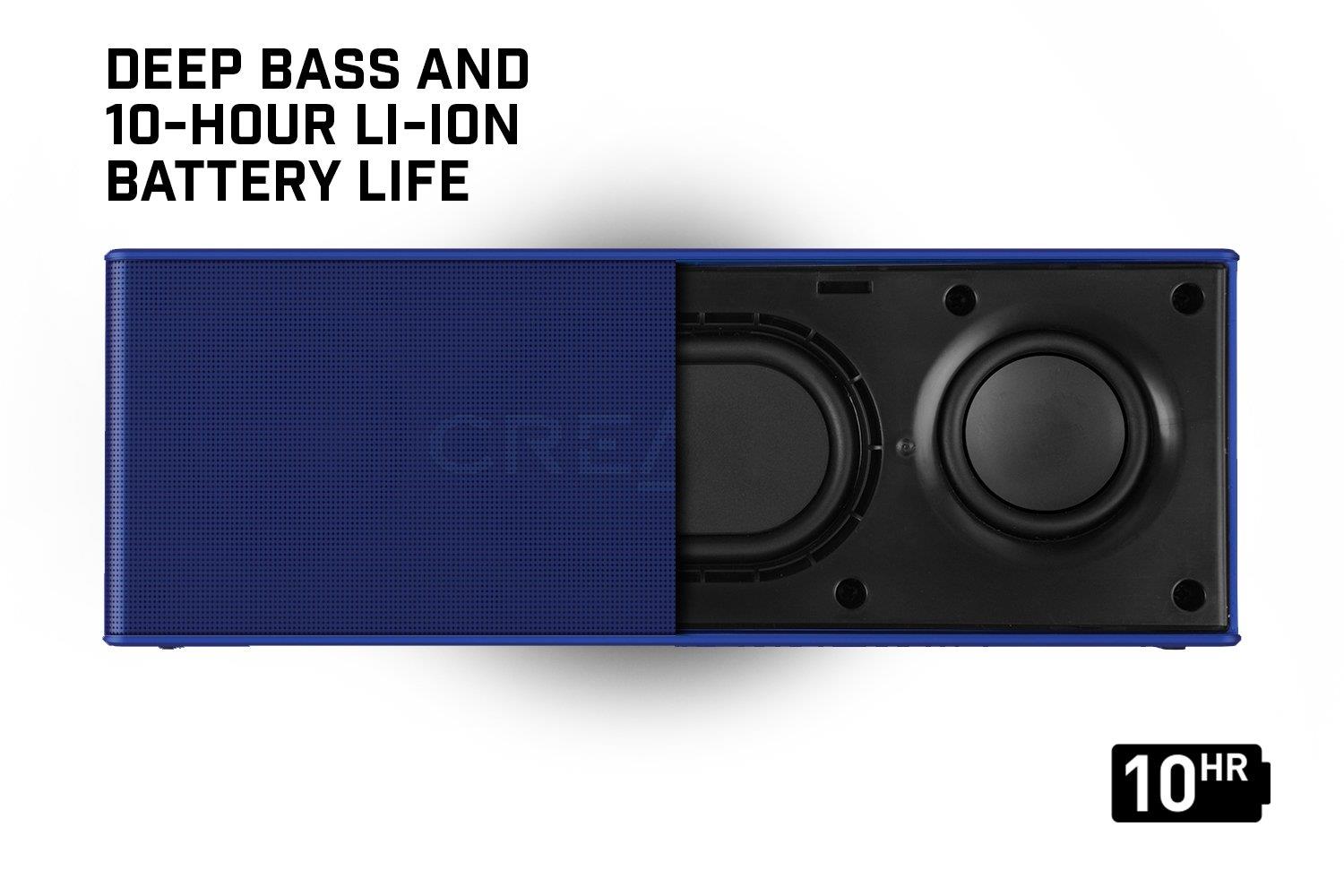 Creative MUVO 2 Portable Water-resistant Bluetooth Speaker with Built-in MP3 Player (Red)