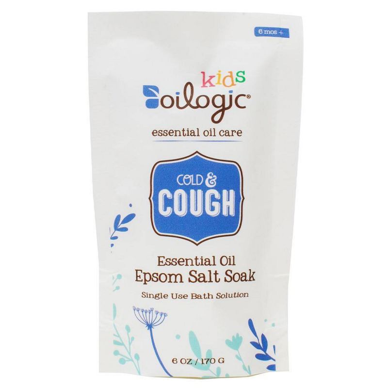 Oilogic Kids Cold & Cough Essential Oil Epsom Salt Soak - 4pk/24oz
